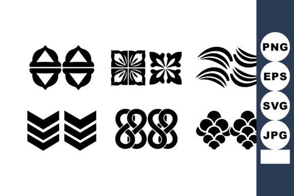 Modern Edge: Using Abstract Black Geometric Shapes