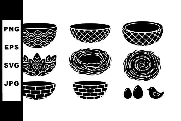 Rustic Charm: The Decorative Black Silhouette N
