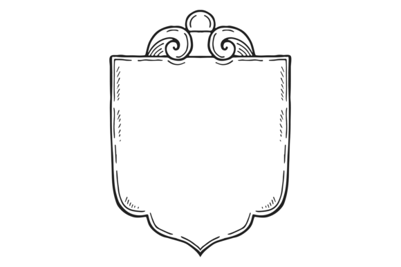 The Timeless Appeal of Decorative Shield Emblem Template. Vinta