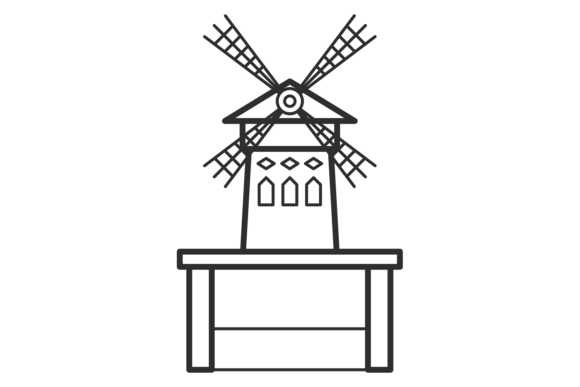 The Timeless Charm of the Decorative Windmill Icon