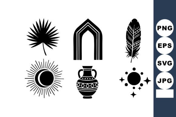 Tribal Decorative Elements Vector with Powerful Cultural Style